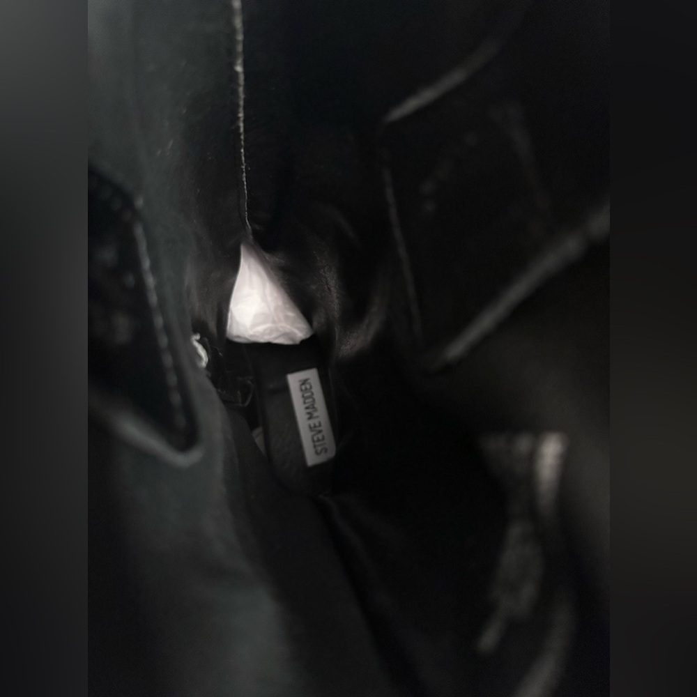 NWOT;Steve Madden Hayward Western Boot In Black⚫️ - Picture 4 of 7